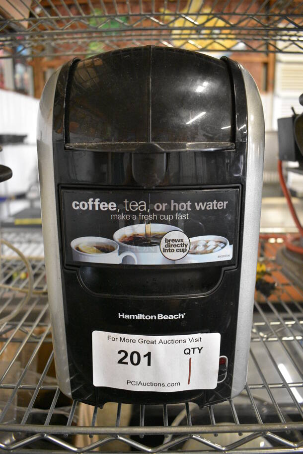 Hamilton Beach Countertop Coffee, Tea Hot Water Machine. 8x6x12 - Image 1 of 4