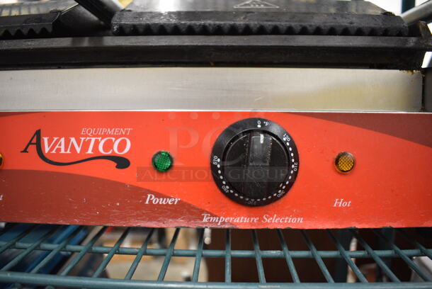 Avantco P88SG Stainless Steel Commercial Countertop Double Panini Press. 120 Volts, 1 Phase. 23x18x8. Tested and Working! - Image 5 of 6