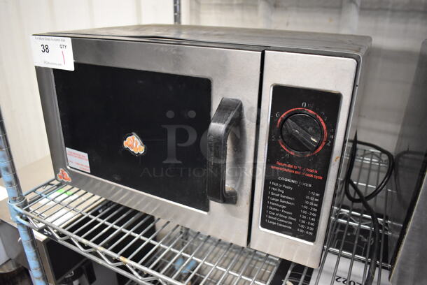 2010 Panasonic NE-1024F Stainless Steel Commercial Countertop Microwave Oven. 120 Volts, 1 Phase. 20x15x12 - Image 2 of 6