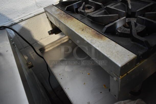 Imperial Stainless Steel Commercial Countertop Natural Gas Powered 4 Burner Range.  - Image 5 of 5