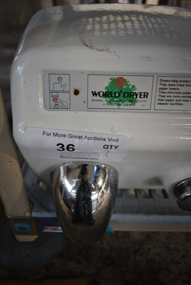 World Dryer A54 Metal Wall Mount Hand Dryer. 230 Volts. - Image 6 of 7