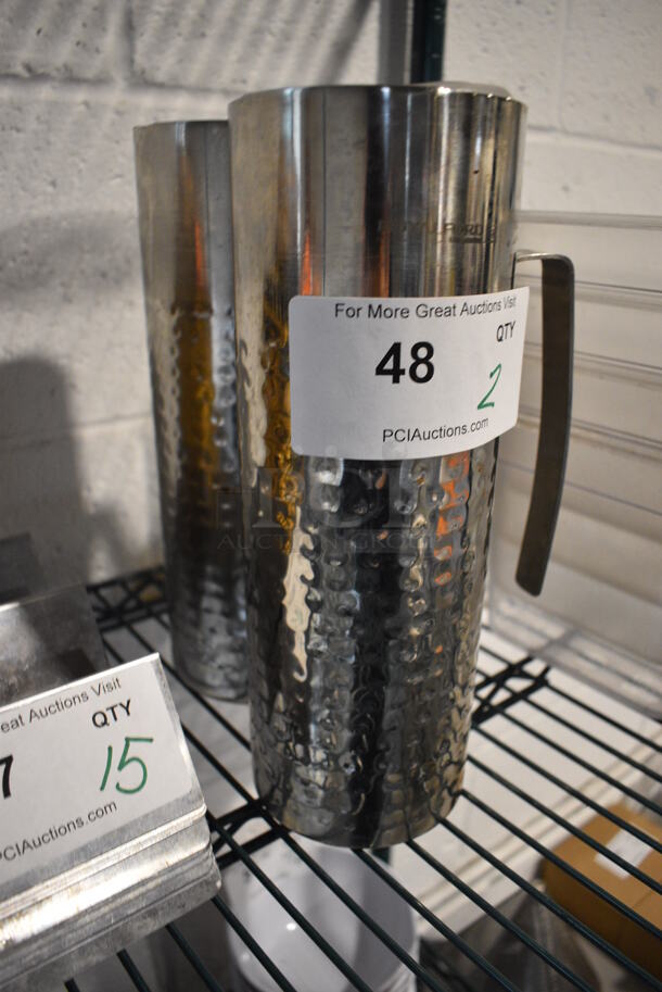 2 Metal Pitchers. 6x4x11. 2 Times Your Bid! - Image 2 of 3