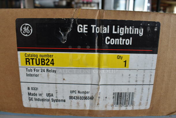 BRAND NEW IN BOX! General Electric Total Lighting Control RTUB24 Relay Interior Tub