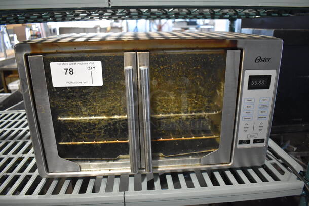 Oster Metal Countertop Toaster Oven. 22x16x13