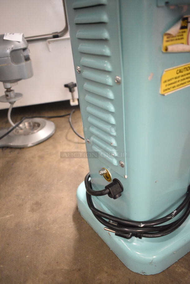 Metal Commercial Countertop Planetary Dough Mixer w/ Metal Mixing Bowl, Paddle Attachment and Water Line with a Throw Valve. Tested and Working! - Image 8 of 9