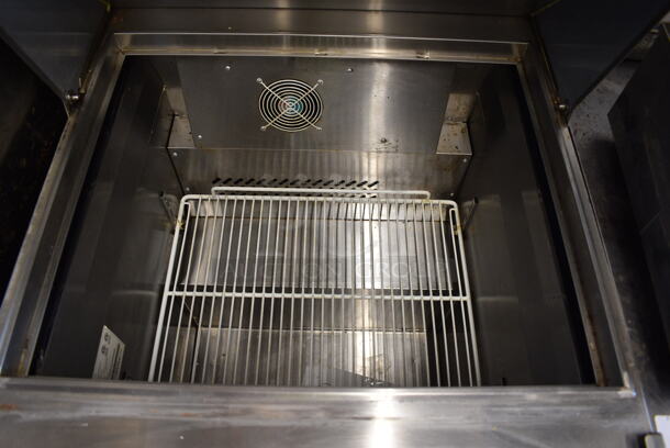 2018 Migali C-SP27-12BT-HC Stainless Steel Commercial Sandwich Salad Prep Table Bain Marie Mega Top. 115 Volts, 1 Phase. Cannot Test Due To Cut Power Cord - Image 2 of 5