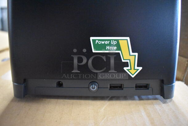 4 BRAND NEW IN BOX! Powers Paper 960-01 Black Poly Countertop PowerNap Charging Station Interfolded Napkin Dispensers. 4 Times Your Bid! - Image 4 of 10