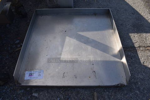 Stainless Steel Tabletop. 24x24x3