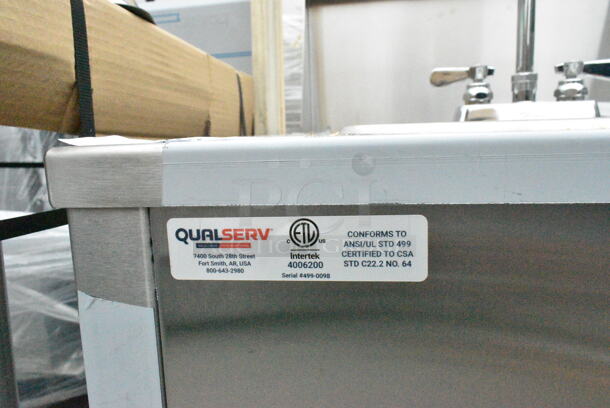 BK Resource BK-DIS-1515 Stainless Steel Commercial Portable Sink on Commercial Casters. Bay 12.5x10.5x6 - Image 12 of 12