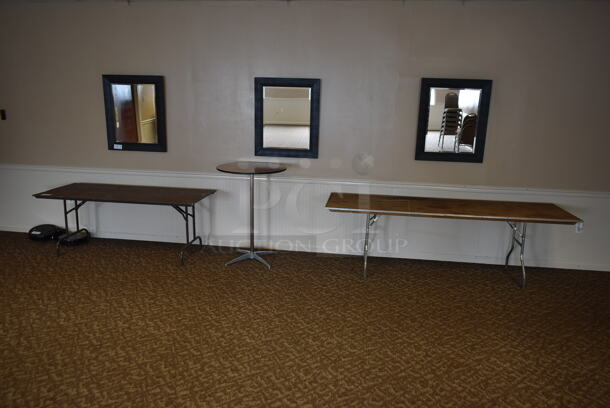 3 Various Tables; 2 Folding. 3 Times Your Bid! (ballroom) - Image 1 of 4