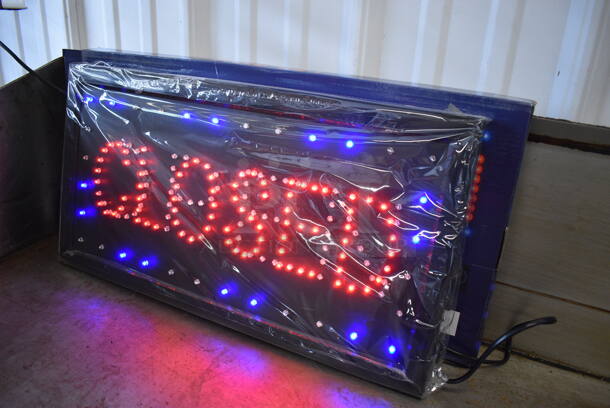 BRAND NEW IN BOX! Closed Open Light Up Sign. 19x1x10 - Image 2 of 8