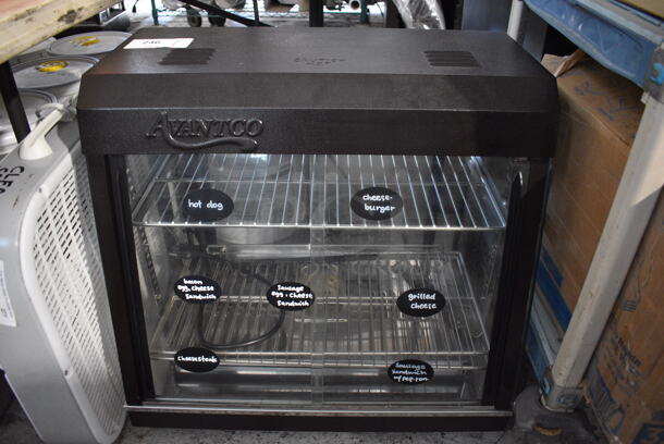 Avantco Metal Commercial Countertop Heated Holding Case Merchandiser. 26x17x25.5. Tested and Working!