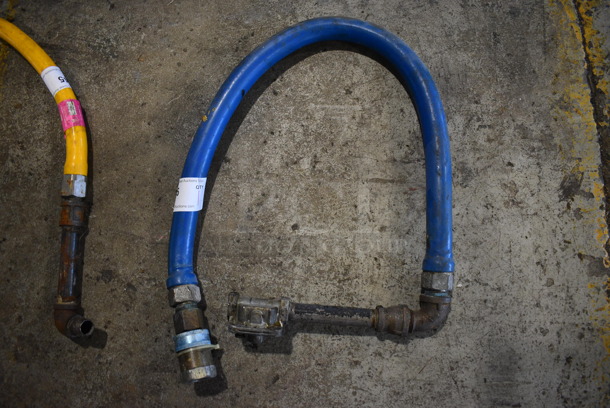 Blue Gas Hose. 42" - Image 1 of 3