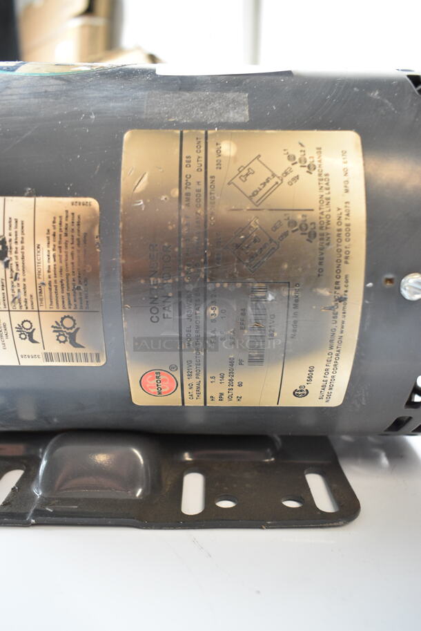 US Motors P63MZAHE-1318 Motor. 208-230/460 Volts, 3 Phase.  - Image 5 of 5