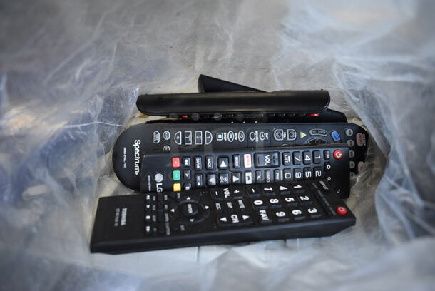 ALL ONE MONEY! Lot of Various Items Including Black Frame and Remotes! - Image 2 of 4