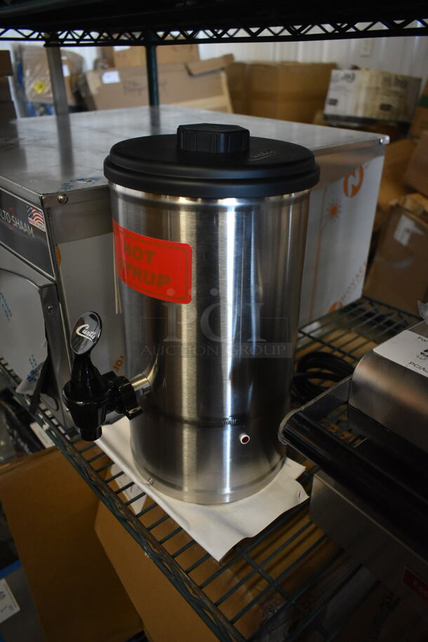 BRAND NEW SCRATCH AND DENT! Curtis SW-1 Stainless Steel 1 Gallon Syrup Warmer. 120 Volts, 1 Phase.  - Image 3 of 6