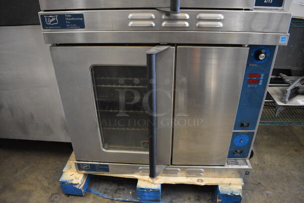 2 Duke 613-G3XX Stainless Steel Commercial Natural Gas Powered Full Size Convection Oven w/ View Through Door, Solid Door and Metal Oven Racks. 38x38x62. 2 Times Your Bid! - Image 4 of 9