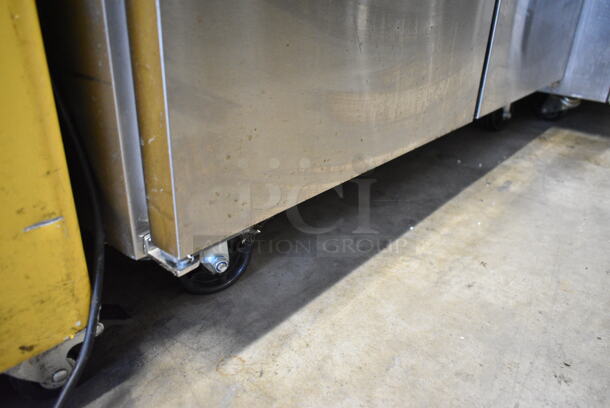 Sir Lawrence SLPREP-2D Stainless Steel Commercial Sandwich Salad Prep Table Bain Marie Mega Top on Commercial Casters. 115 Volts, 1 Phase. Tested and Working! - Image 2 of 6