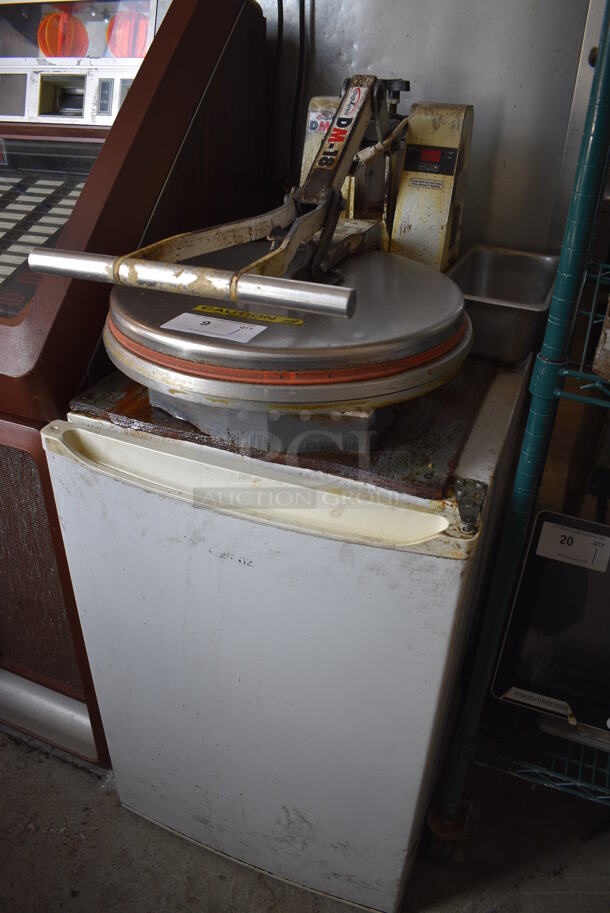Dough Xpress Model DM-18 Metal Commercial Countertop Dough Press and Galanz Mini Cooler. 22x29x50. Tested and Dough Press Is Working But Cooler Does Not Power On - Image 2 of 9