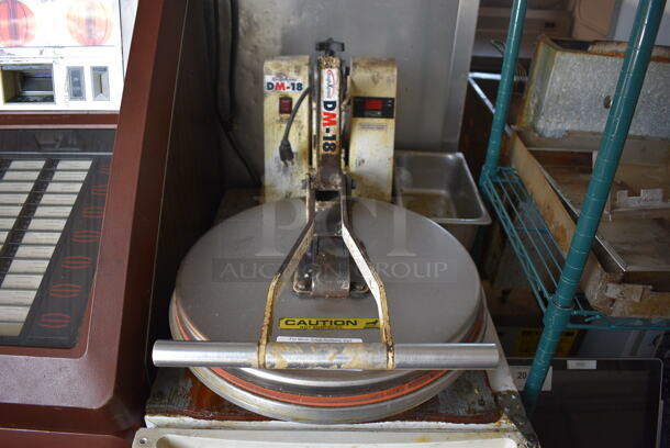 Dough Xpress Model DM-18 Metal Commercial Countertop Dough Press and Galanz Mini Cooler. 22x29x50. Tested and Dough Press Is Working But Cooler Does Not Power On - Image 3 of 9