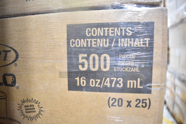 PALLET LOT of 35 BRAND NEW Boxes Including Dart 16 oz Flexstyle DSP Paper Food Containers and Lids, 209MBZENO10 ZENO Clear Square Cup, 11x6x11-1/16 White Die Cut. 35 Times Your Bid!  - Image 4 of 5