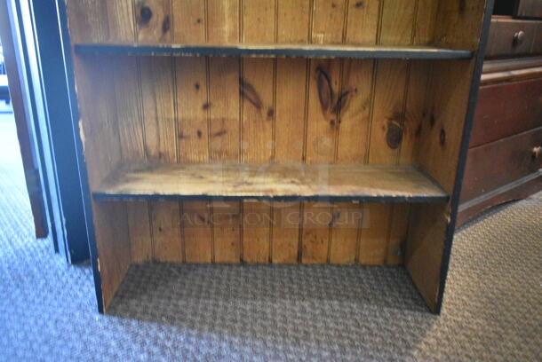 Wooden Bookshelf. (check in)  - Image 4 of 5