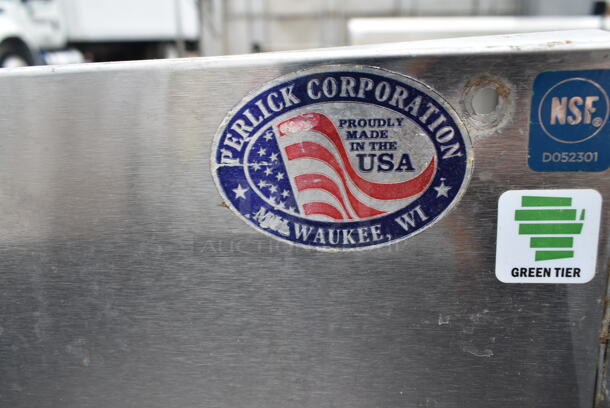 Perlick Stainless Steel Commercial Ice Bin w/ Double Speedwell and Right Side Sink.  - Image 3 of 4
