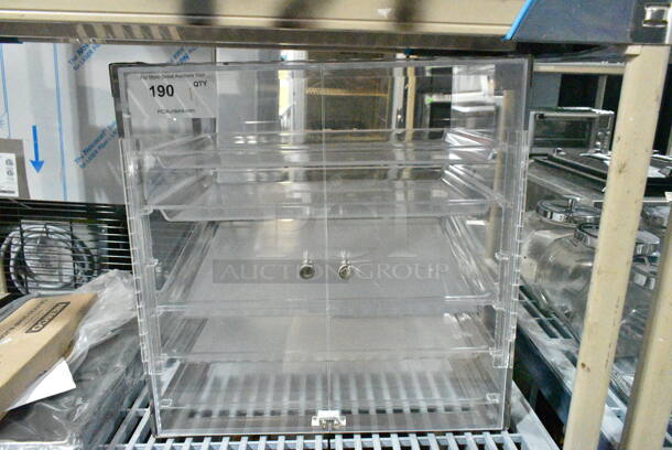 Clear Poly Dry Merchandiser Display Case.  - Image 2 of 2