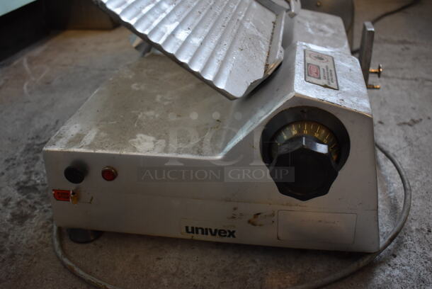 Univex 510 Metal Commercial Countertop Meat Slicer. 115 Volts, 1 Phase. 18x29x17. Tested and Does Not Power On - Image 4 of 6