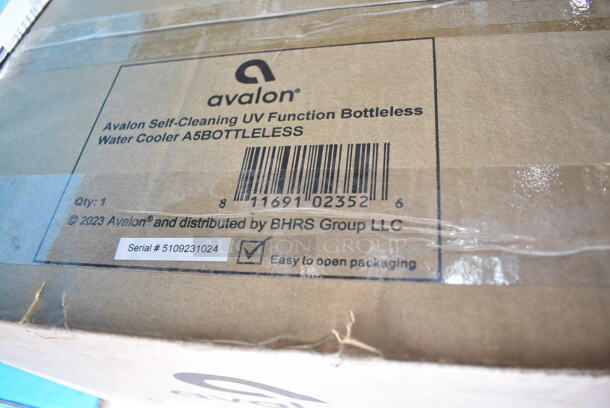 BRAND NEW IN BOX! Avalon A5BOTTLELESS Stainless Steel Self Cleaning UV Bottom Loading Water Cooler. 115 Volts, 1 Phase.  - Image 3 of 3