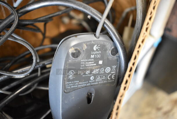 ALL ONE MONEY! Lot of Various Items Including Keyboard, Mouse and Wiring - Image 5 of 9