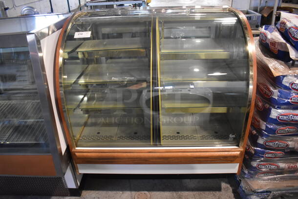 Stainless Steel Commercial Floor Style Deli Display Case Merchandiser. 120 Volts, 1 Phase. 46x32x51. Tested and Working!