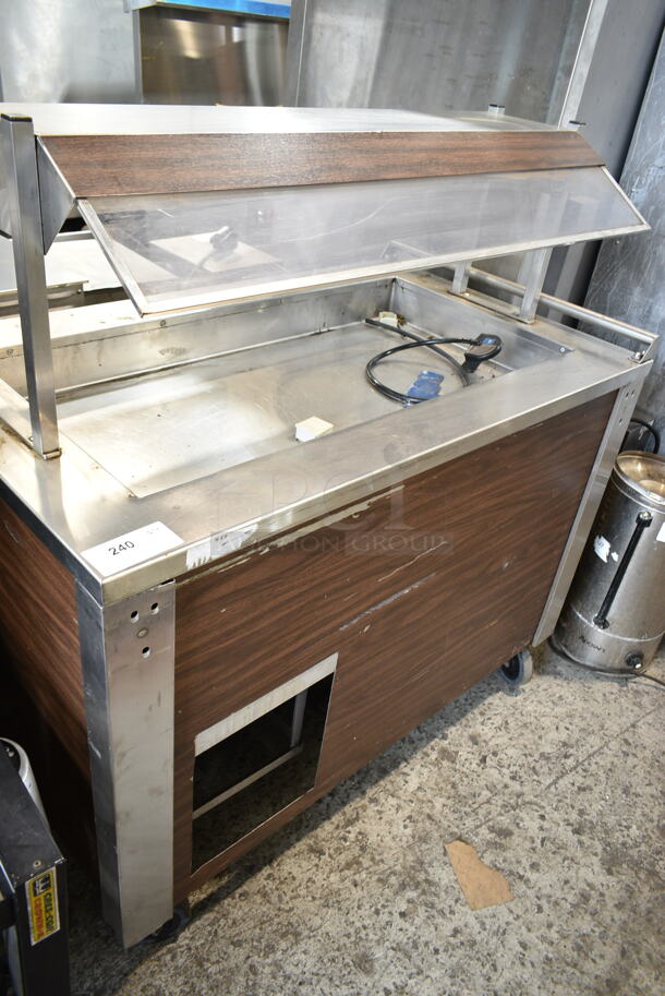 Carter Hoffmann CC-45RO Metal Commercial Steam Table on Commercial Casters. 120 Volts, 1 Phase. Cannot Test Due To Broken Power Switch - Image 1 of 5