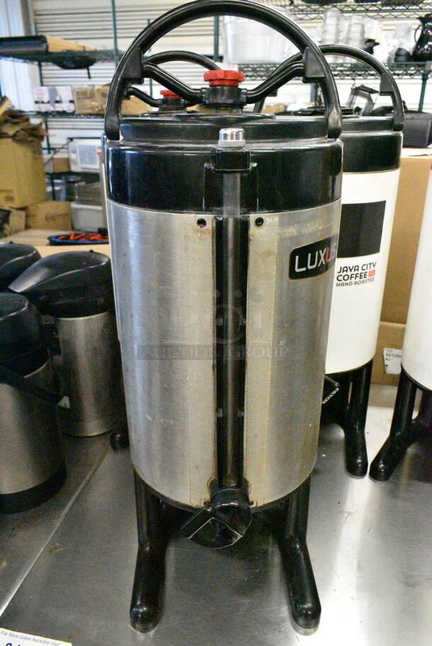 4 Luxus Stainless Steel Coffee Server Satellite. 4 Times Your Bid!  - Image 8 of 12