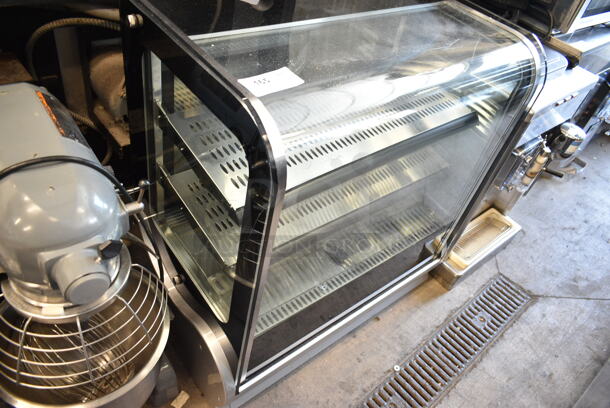 Stainless Steel Commercial Countertop Display Case Merchandiser. Tested and Powers On But Does Not Get Cold - Image 1 of 4