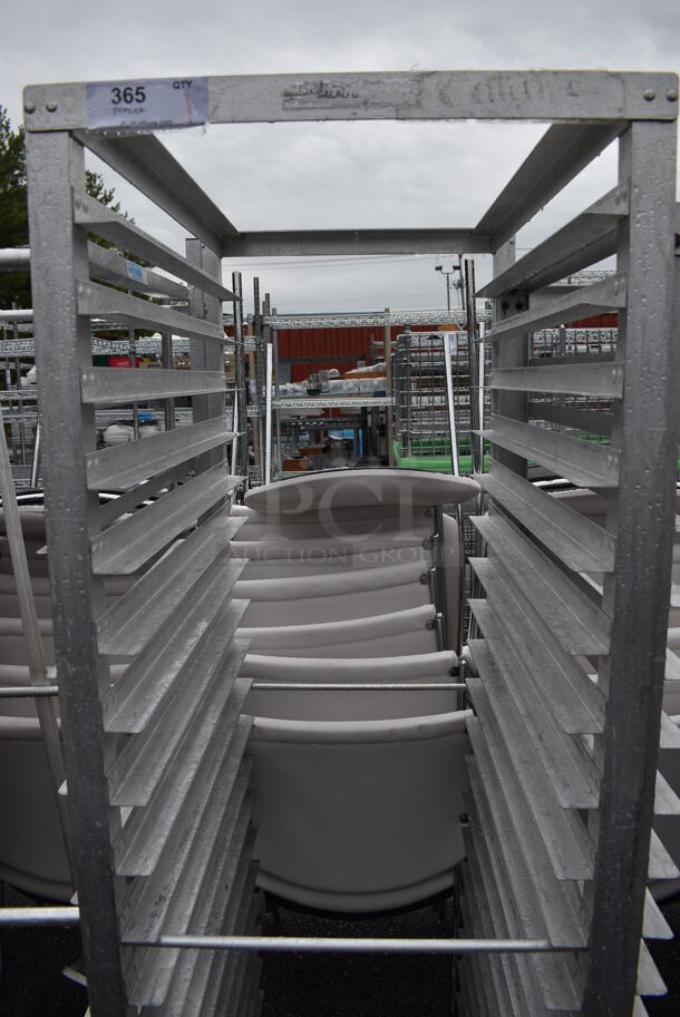 Metal Commercial Pan Transport Rack on Commercial Casters. 21.5x29x69 - Image 2 of 3