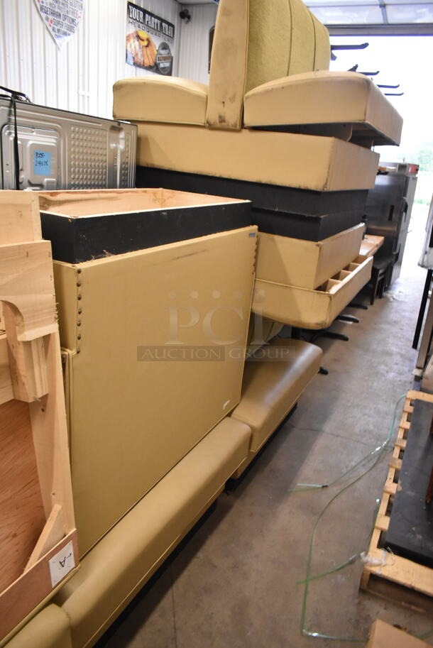 10 Booth Seats; 3 Double Sided and 7 Single Sided. Includes 77x24x37. 10 Times Your Bid! - Image 5 of 7