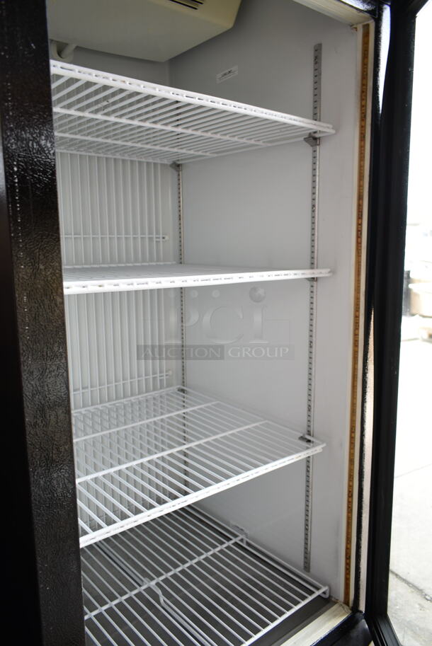 Minus Forty 22-USGF-X1-SCW Metal Commercial Single Door Reach In Freezer Merchandiser w/ Poly Coated Racks. 115 Volts, 1 Phase. Tested and Powers On But Does Not Get Cold - Image 2 of 3