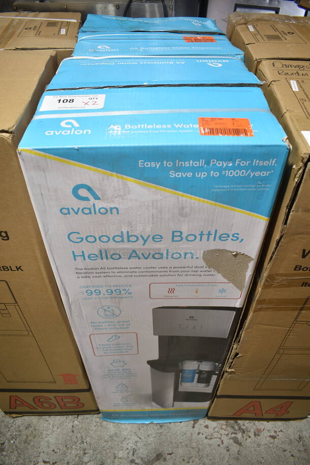 2 BRAND NEW IN BOX! Avalon A5 Stainless Steel Bottom Loading Water Cooler. 115 Volts, 1 Phase. 2 Times Your Bid! - Image 2 of 4