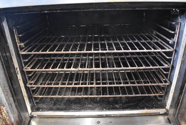 2 Southbend B Series Stainless Steel Commercial Natural Gas Powered Full Size Convection Oven w/ View Through Doors, Metal Oven Racks and Thermostatic Controls on Commercial Casters. 38x34x64.5. 2 Times Your Bid! - Image 9 of 9