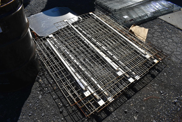 ALL ONE MONEY! Lot of Various Metal Wire Panels. Includes 49x48x1 - Image 2 of 3