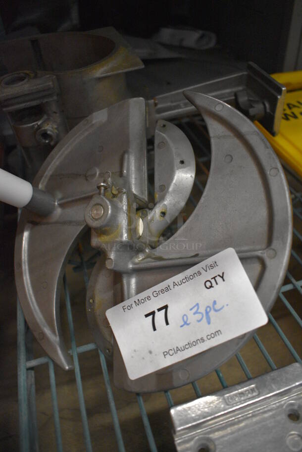 ALL ONE MONEY! Lot of Metal Pieces to Vegetable Slicer; Body, Blade and Mount Piece - Image 3 of 5