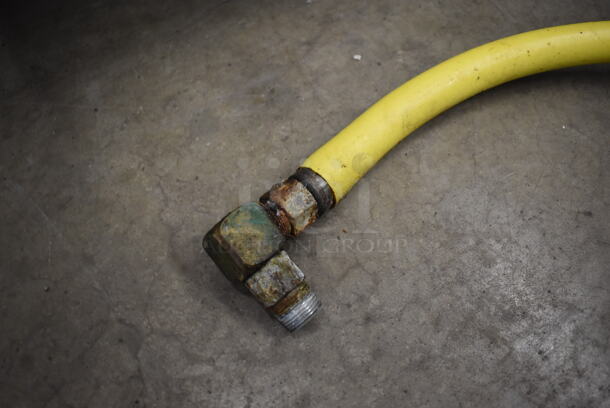 Yellow Gas Hose. 40" - Image 3 of 4