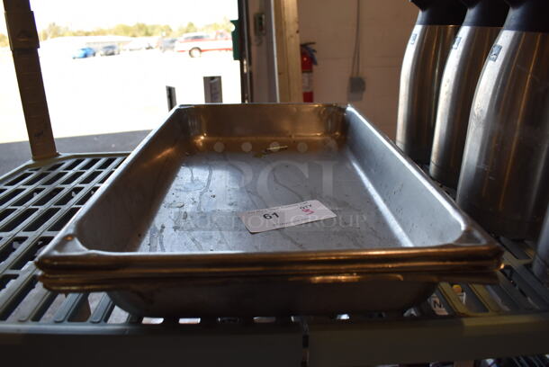 3 Stainless Steel Full Size Drop In Bins. 1/1x2.5. 3 Times Your Bid! - Image 3 of 3