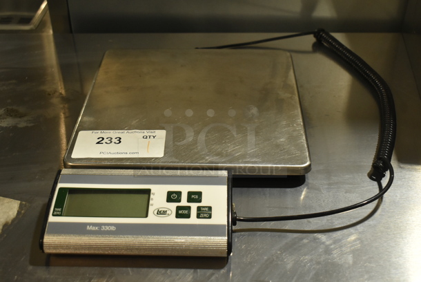 LEM 1167 Countertop 33 Pound Digital Scale. Tested and Working!