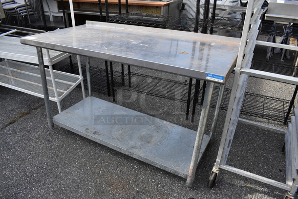 Stainless Steel Table w/ Metal Under Shelf. 60x30x36 - Image 5 of 5
