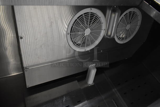 2020 Atosa MBF8503GR Stainless Steel Commercial 2 Door Reach In Freezer w/ Poly Coated Racks on Commercial Casters. 115 Volts, 1 Phase. Tested and Working! - Image 6 of 8