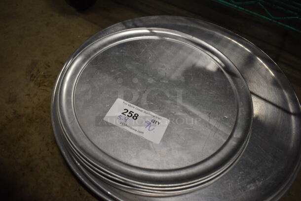 9 Various Metal Round Pizza Pans. 14x14, 19x19. 9 Times Your Bid! - Image 2 of 2