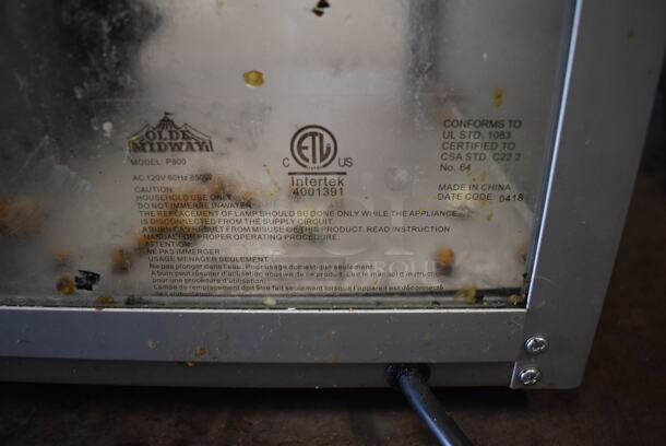 Olde Midway P800 Stainless Steel Commercial Countertop Popcorn Machine. 120 Volts, 1 Phase. 17x15x24. Tested and Working! - Image 6 of 7