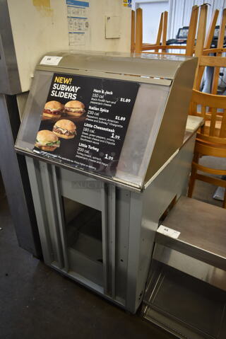 2014 Duke SWH700-25LED M Metal Commercial Subway Soup Station Make Line. 120 Volts, 1 Phase. 